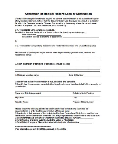 Blank Attestation Form Fill And Sign Printable Template Online