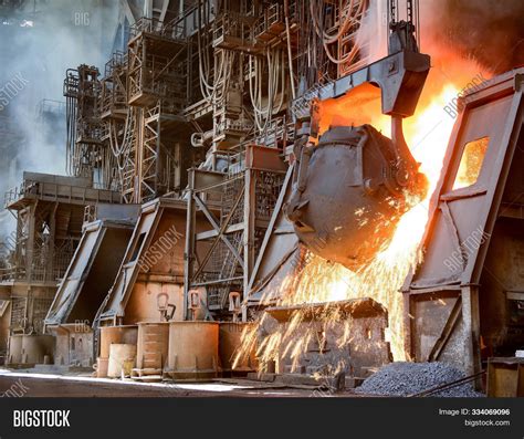 Hot Steel Production Image Photo Free Trial Bigstock