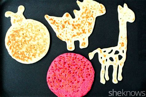 How to make pancake shapes that come alive but don't bite back