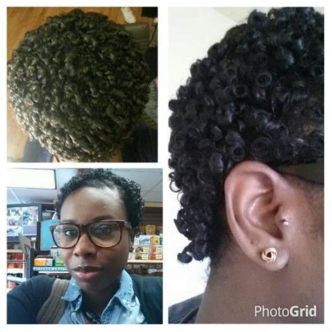 TWA Poppin Curls Via Finger Shingling Method Natural Hair Maintenance