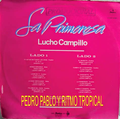 Ritmo Tropical Cumbia Del Ayer Lucho Campillo La Promorosa Cumbia