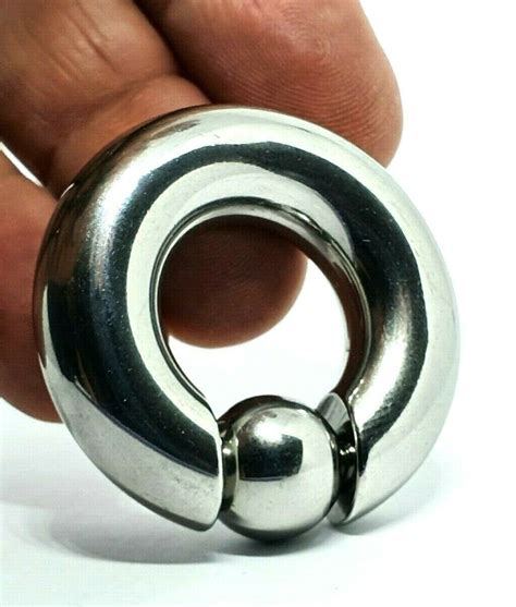 Prince Albert Easy Fit Very Heavy Gauge Bcr 12mm 0000g Cbr Etsy Uk Body Jewellery Piercing