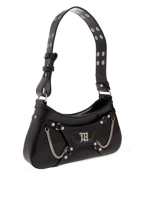 Misbhv ‘fetish Leather Shoulder Bag Womens Bags Vitkac