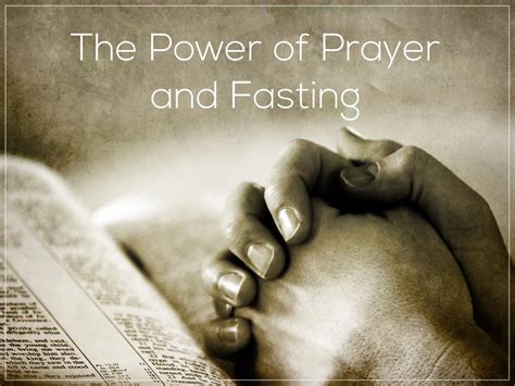 Prayers And Fasting 2025