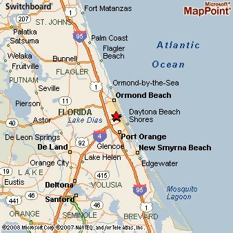 Ormond Beach Florida Map – Map VectorCampus Map