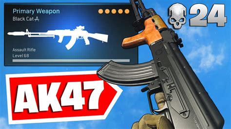 The No Recoil Ak47 In Warzone Best Ak47 Class Setup 24 Kill