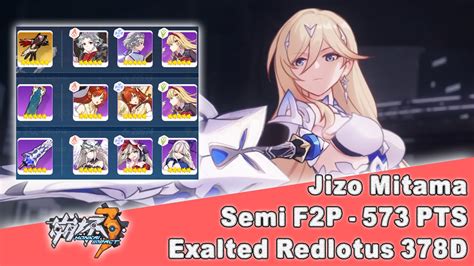 Honkai Impact 3 SEA Semi F2P Gear Exalted Redlotus 378D Jizo