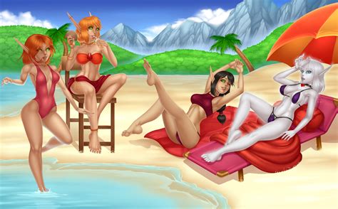 Bloodelf Beach By MapleMoon Hentai Foundry