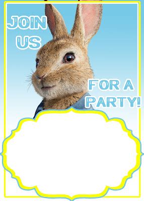 Daisy Celebrates Peter Rabbit Movie Birthday Party Printable Files