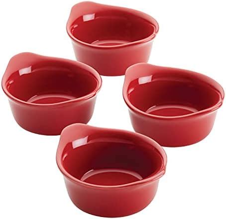 Amazon Rachael Ray Solid Glaze Ceramics Dipping Cups Ramekin Set