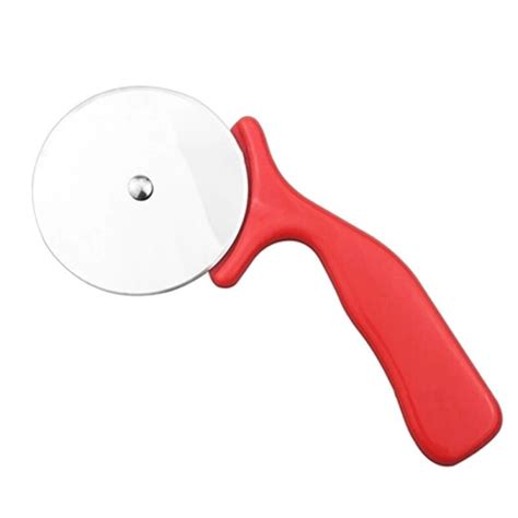 Edelstahl Runde Pizza Cutter Kuchen Messer Werkzeu Grandado