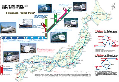 Japan train / rail maps