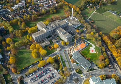 Velbert Von Oben Baustelle F R Einen Erweiterungs Neubau Auf Dem