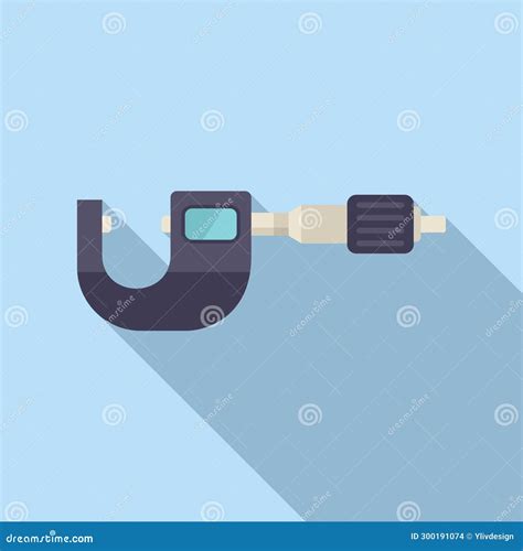 The Precision Micrometer Screw Gauge Vintage Illustration