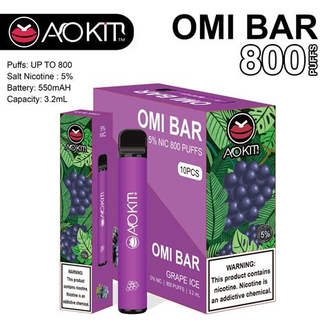 Aokit Omi Bar Puffs Disposable Vape Pen Wholesale Electronic