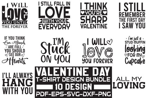 Valentines Day T Shirt Design Bundle Graphic By Creativekhadiza124