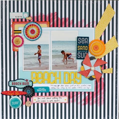 14 Ideas For Scrapbooking Beach Photos Scrap Booking