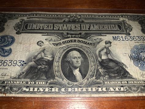 Two Dollar Silver Certificate. 1899 | Etsy