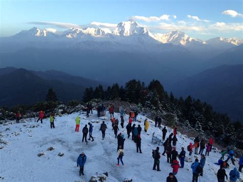 Poon Hill Trekking Map With Detailed Itinerary Along Cost With Guide