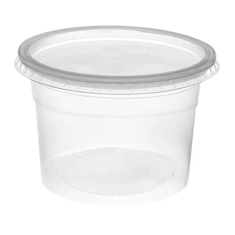 Pote Plástico Redondo 1000ml Rioplastic Pacote 25 unidades