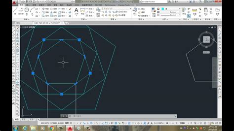 Autocad 2016 2d 教學課程 0109 多邊形polygon 練習 Youtube