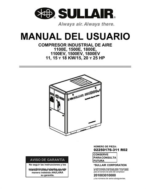 Pdf Manual Sullair 1100epdf Compress No Seguir Las Instrucciones Y Losno Seguir Las