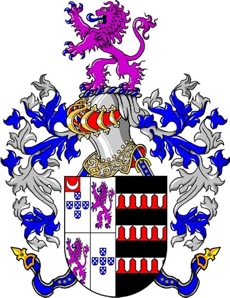 Brasão dos Sousa e Vasconcelos Sousa e Vasconcelos Family Coat of arms