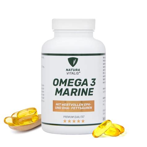 Omega 3 Marine Mit Fischöl Von Natura Vitalis