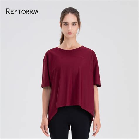 Jual Reytorrm Kaos Sport Baju Lengan Pendek Wanita Olahraga Gym Yoga T