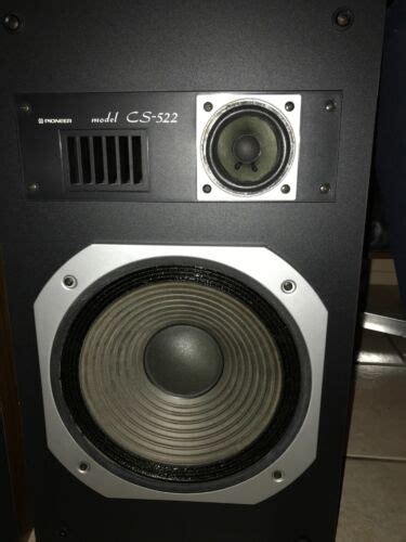 Vintage Pair Of Pioneer CS 522 2 Way Speakers Both Sound Great EBay