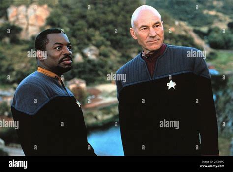 Levar Burton Patrick Stewart Film Star Trek Insurrection Usa