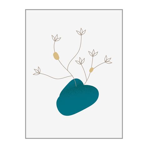 SIMPLE ILLUSTRATION FLORAL MINIMALIST DESIGN. LINE ART DRAWING PASTEL COLOR GOOD FOR WALLPAPER ...