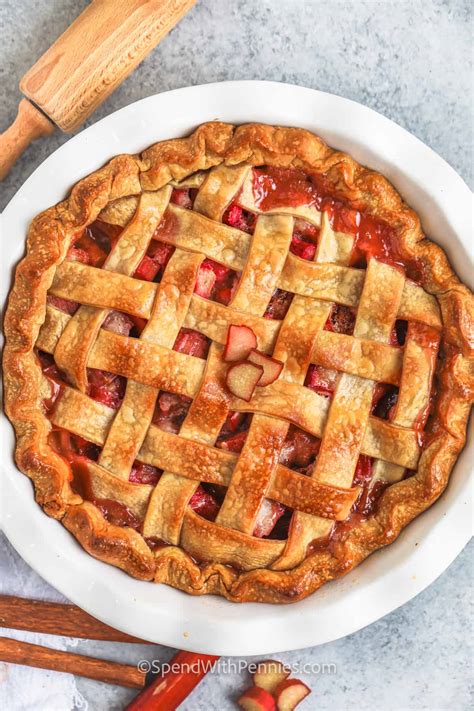 Rhubarb Pie Spend With Pennies The Greatest Barbecue Recipes