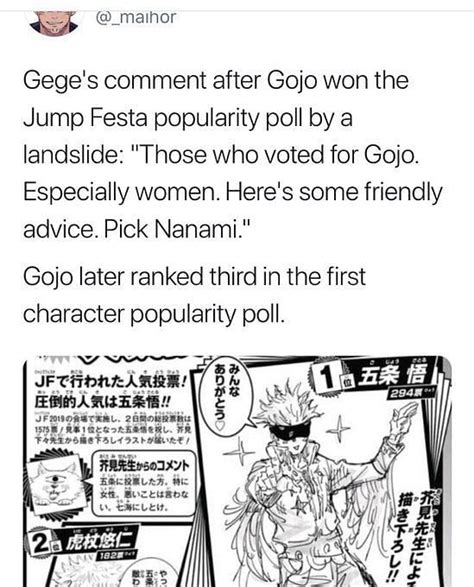 Jujutsu Kaisen Fans Forgot That Creator Akutami Hates Satoru Gojo