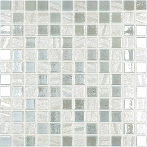 Fusion Pearl 1 X 1 Glass Tile Vidrepur Glass Mosaic Tile Aquablu Mosaics