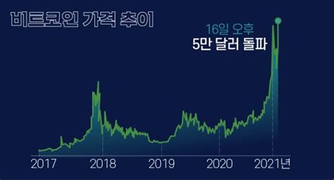 비트코인 사상 첫 5만 달러 돌파 후 등락 거듭 네이트 뉴스