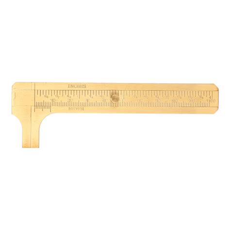 Vernier Caliper Brass Double Scales High Accuracy Clear Scale Portable