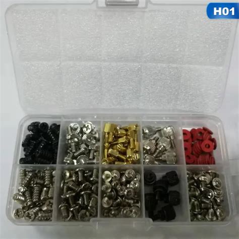 300x Personal Computer Screw Standoffs Set Kit For Hard Drive Case