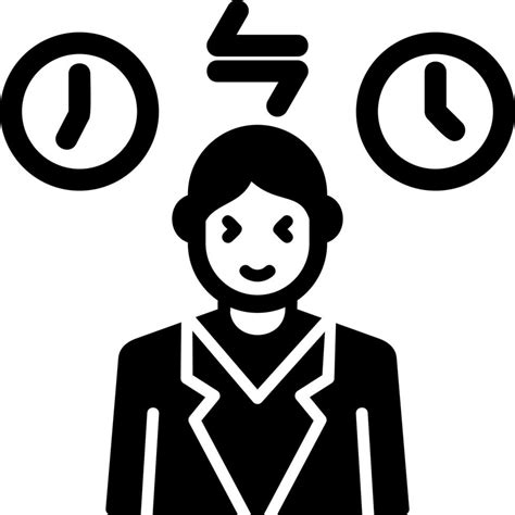 Jet Lag Vector Icon Vector Art At Vecteezy