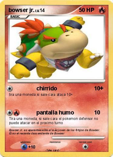 Pokémon Bowser Jr 771 771 Chirrido My Pokemon Card