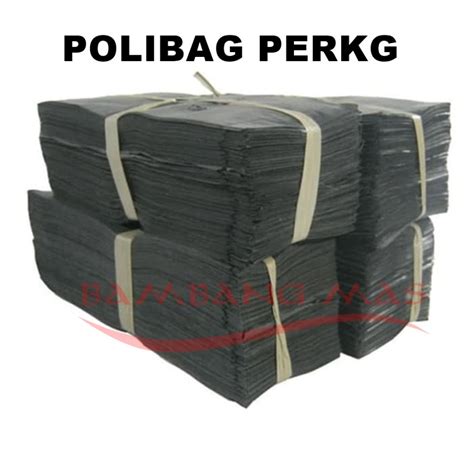 Plastik Polibag Polybag Ukuran 25x30cm Kantong Pot Tanaman Polibeg