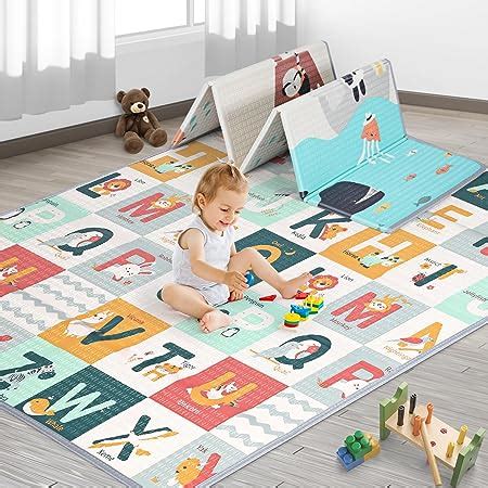 Amazon Baby Play Mat 79 X 71 Reversible Waterproof Foldable