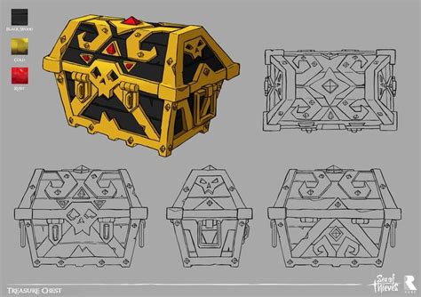 Artstation Sea Of Thieves Style Treasure Chest Sea Of Thieves