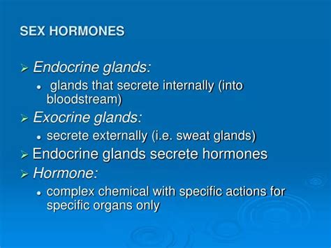 Ppt Sex Hormones Powerpoint Presentation Free Download Id353339