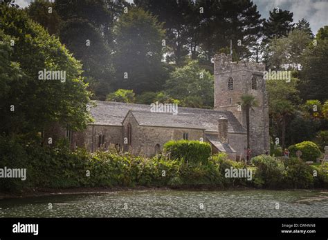 St Just In Roseland Church Cornwall Uk Stock Photo Alamy