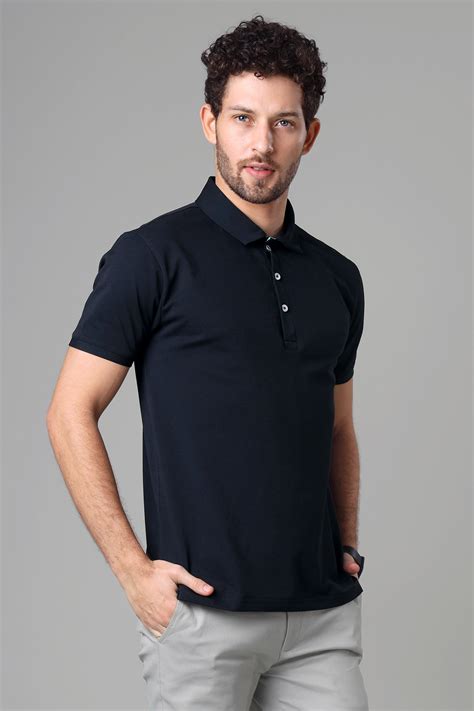 Exclusive Navy Blue Polo T Shirt For Men