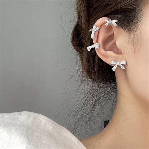 Jual Anting Klip Glitter Tassel Clip Earring Tanpa Tindik Shopee