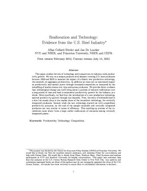 Fillable Online Princeton Reallocation And Technology Evidence From