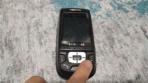 Samsung Sgh D500 Startup Shutdown 2 Variations Youtube