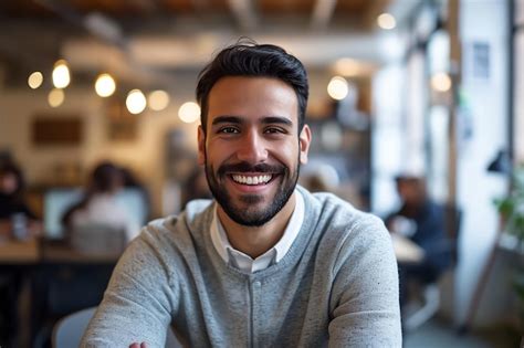 Premium Photo Successful Entrepreneur Smiling In The Office